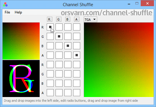 Channel shuffle - Shuffle color channels - Coding - Tech-Artists.Org